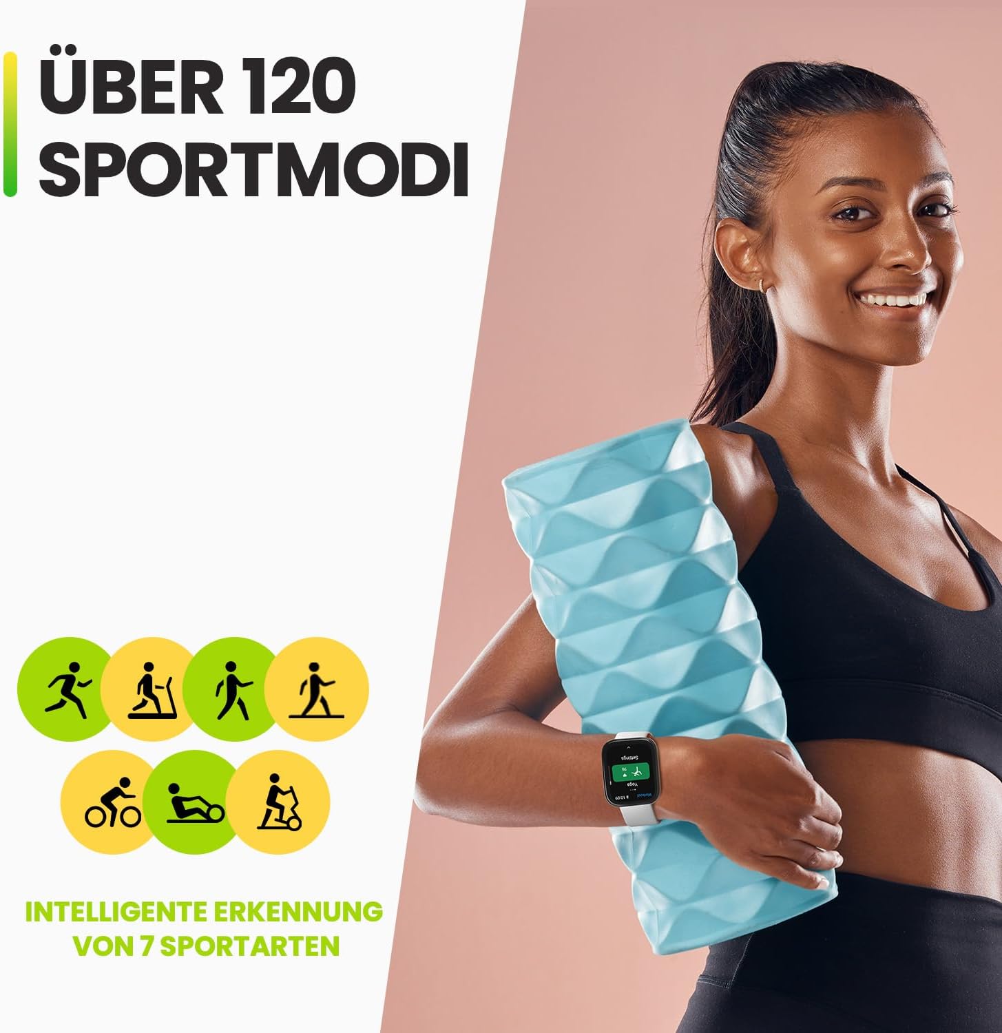 Amazfit Bip 5 Smartwatch 120 Sportmodi Alexa Cream White